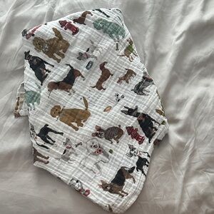 Little Unicorn Woof Muslin Swaddle